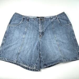 Venezia Women's Plus Size 18 Denim Jean Casual Shorts Vintage
